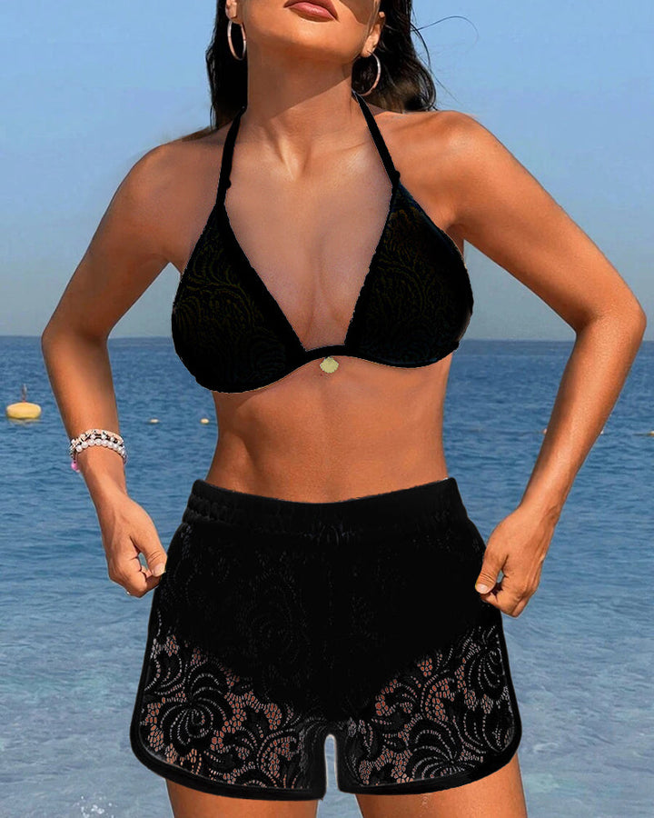 Beatrice Elegant Lace Bikini Set