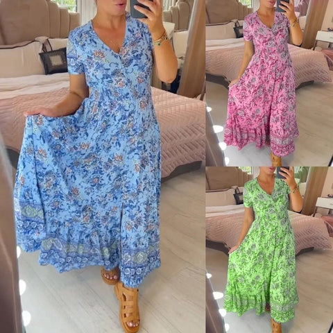 HARRIET – FLORAL MAXI DRESS