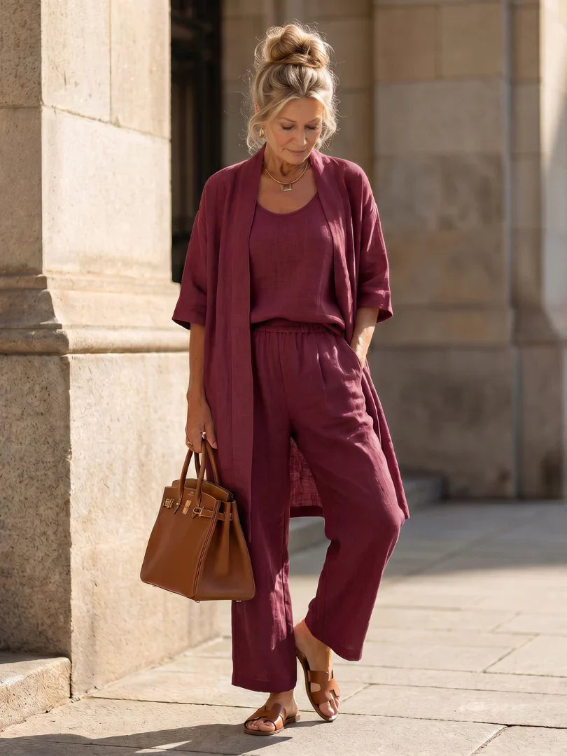 Beatrice | Lightweight Linen Set