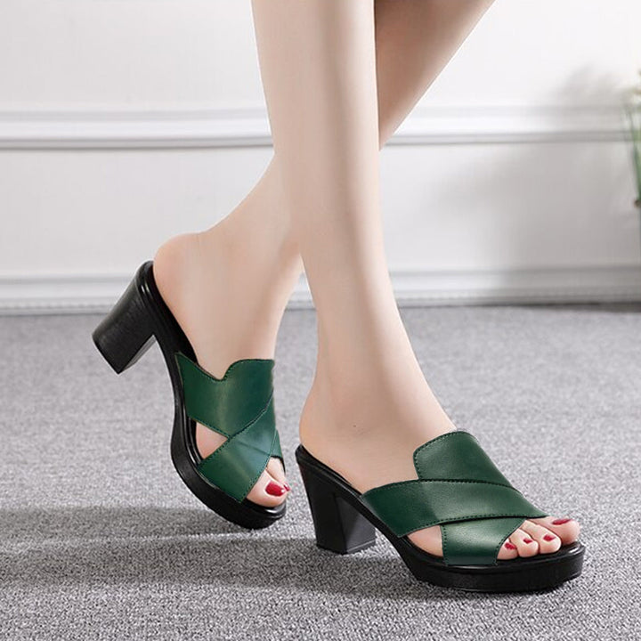 Alma | Elegant Orthopedic Heel Sandals
