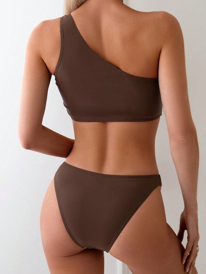 Skye | One Shoulder Bikini With Ring Detail
