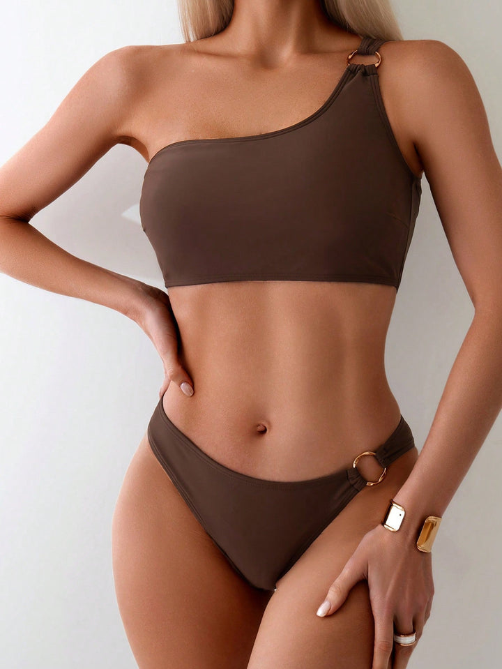 Skye | One Shoulder Bikini With Ring Detail