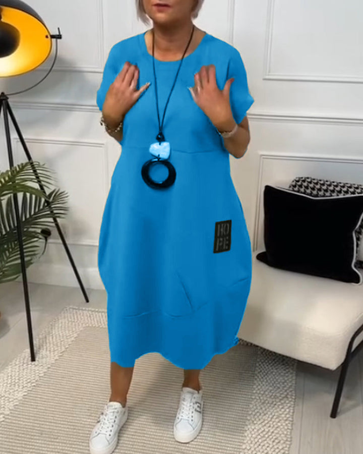 Nicola | Relaxed Pocket Midi Dress