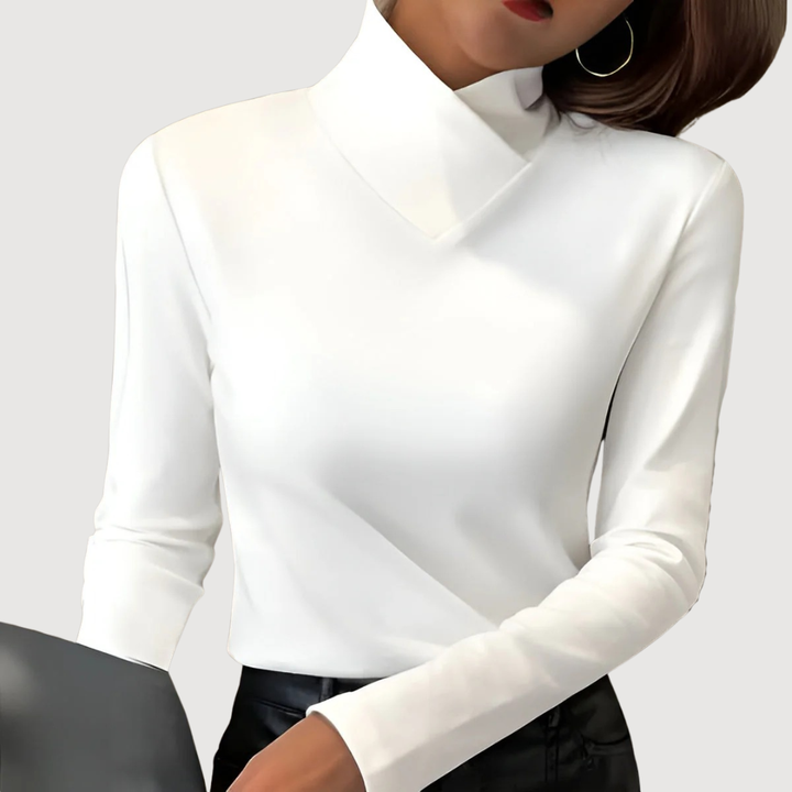 DONNA – ELEGANT COLLAR TOP