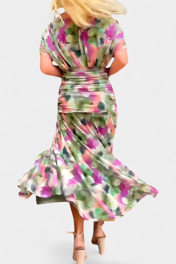 Carina | Airy Grace Floral Dress