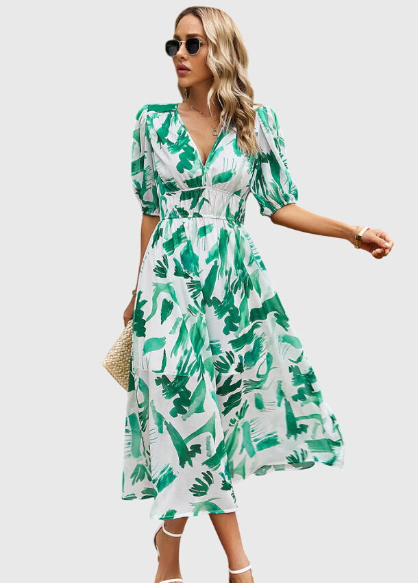 Navi | Flattering Floral Midi Dress