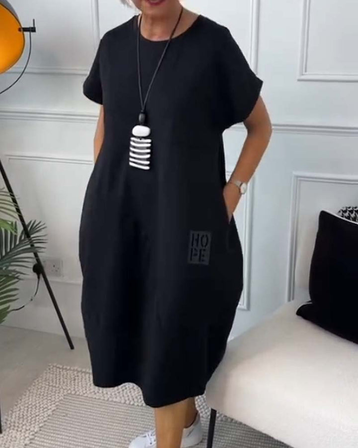 Nicola | Relaxed Pocket Midi Dress