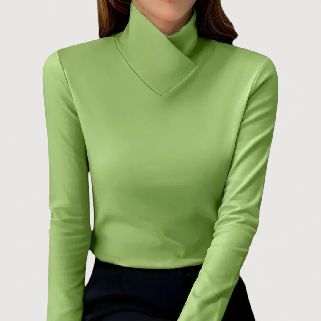 DONNA – ELEGANT COLLAR TOP
