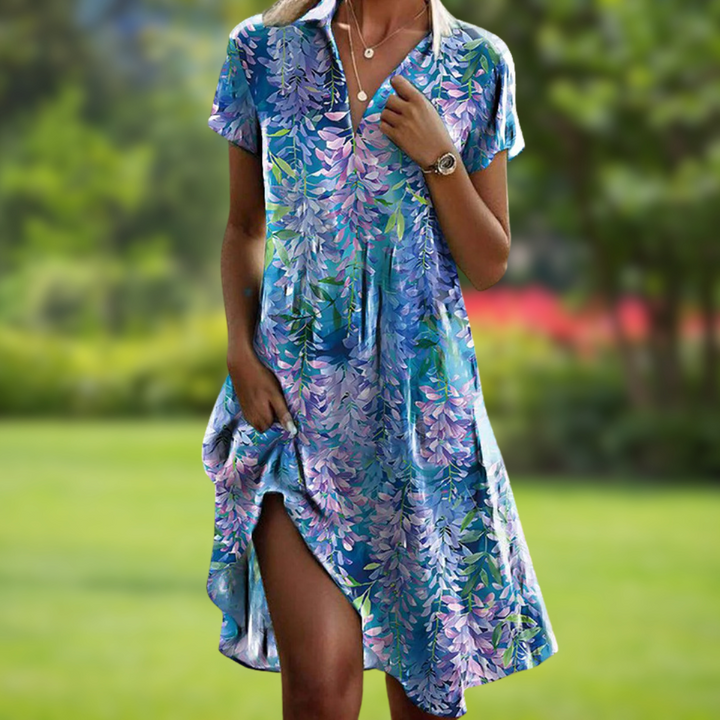 Christa – Women Floral Cocktail Dress