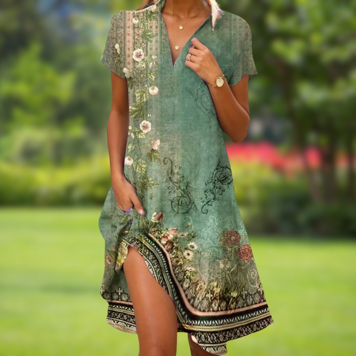 Christa – Women Floral Cocktail Dress