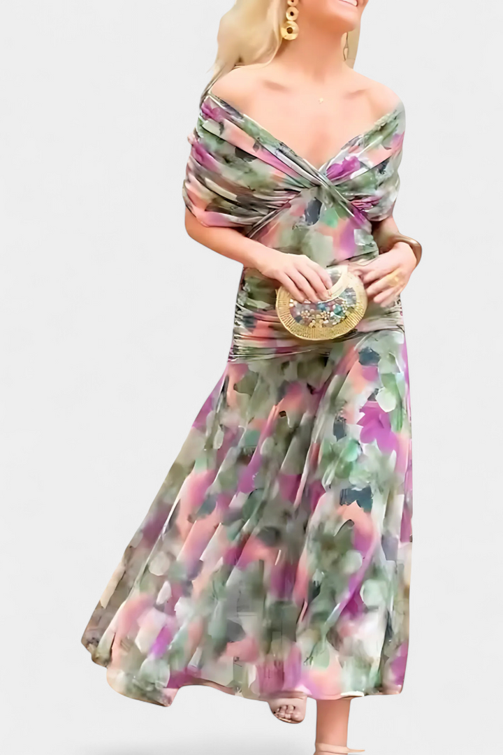 Carina | Airy Grace Floral Dress