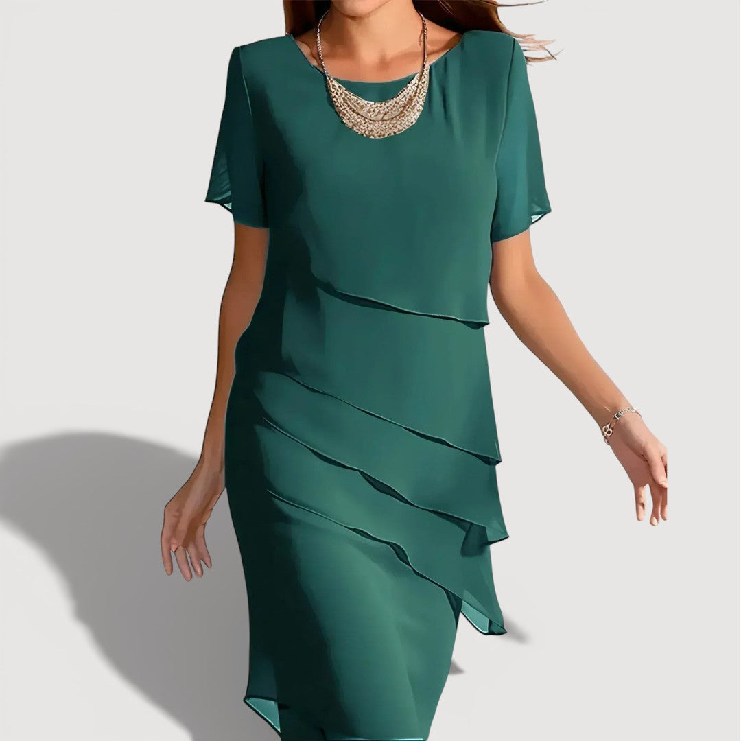 JUNE – LAYERED MIDI DRESS