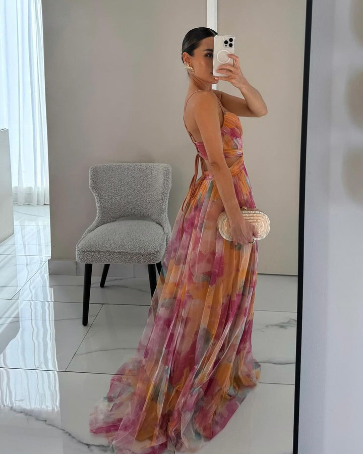 Camilla | Floral Maxi Dress for Effortless Elegance