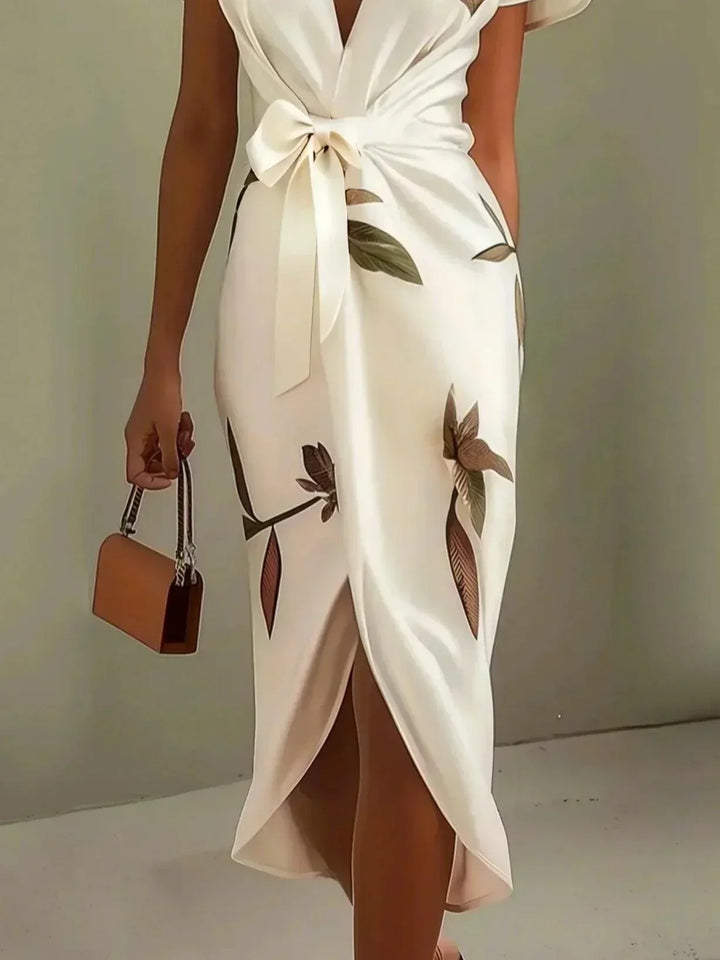 PEARL – WRAP MIDI DRESS