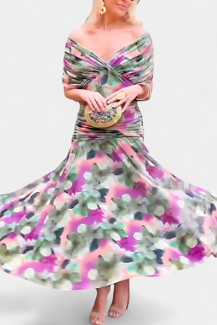 Carina | Airy Grace Floral Dress