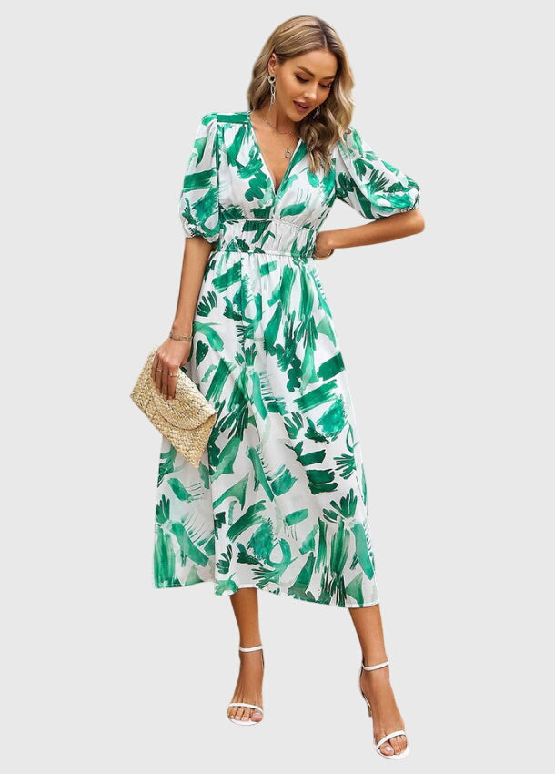 Navi | Flattering Floral Midi Dress