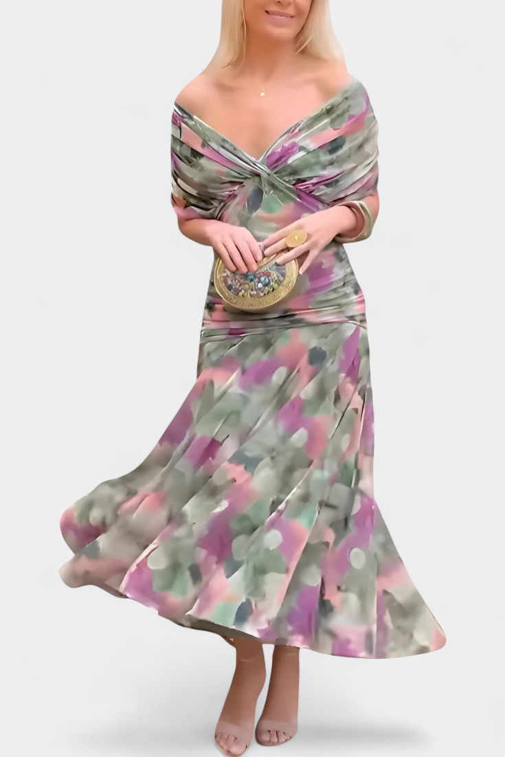 Carina | Airy Grace Floral Dress