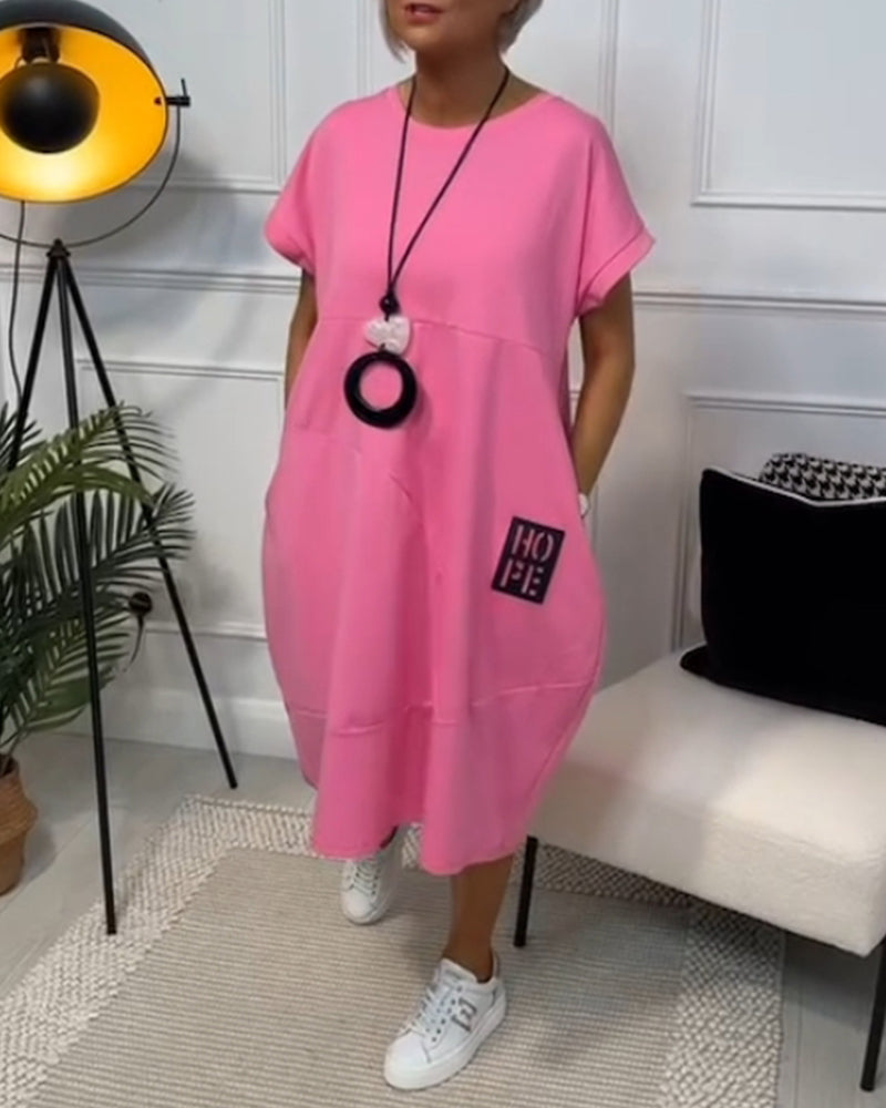 Nicola | Relaxed Pocket Midi Dress