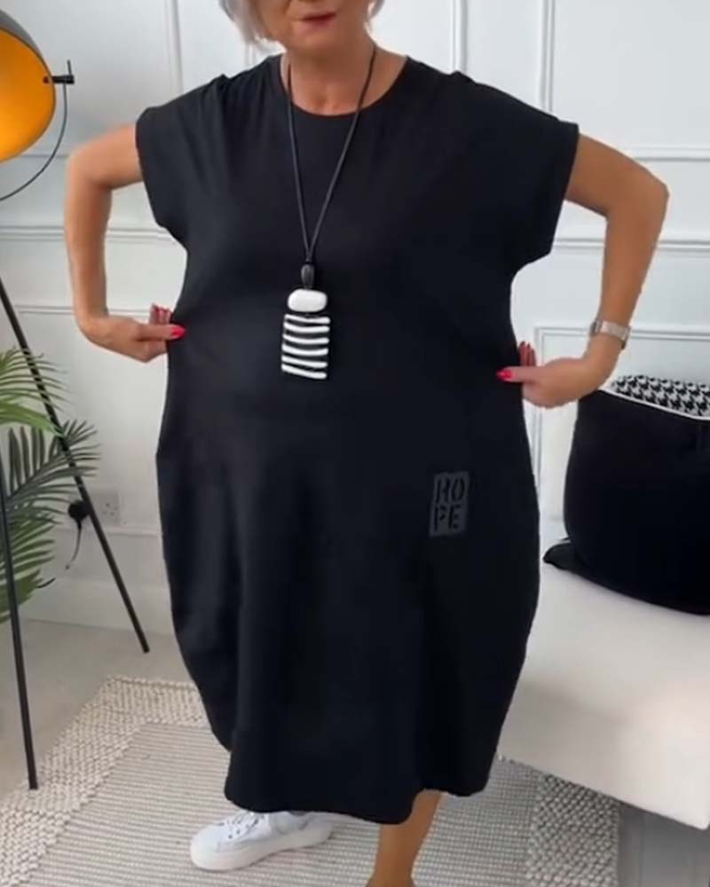 Nicola | Relaxed Pocket Midi Dress