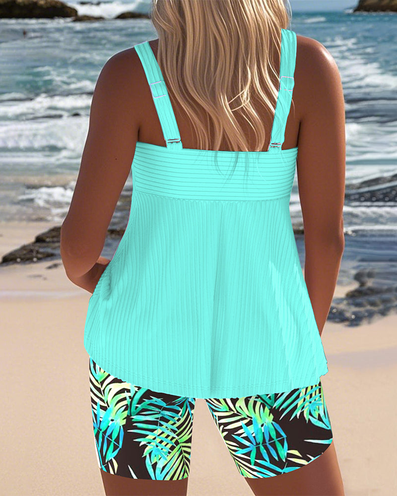 Beatrice Colourful Tankini Set