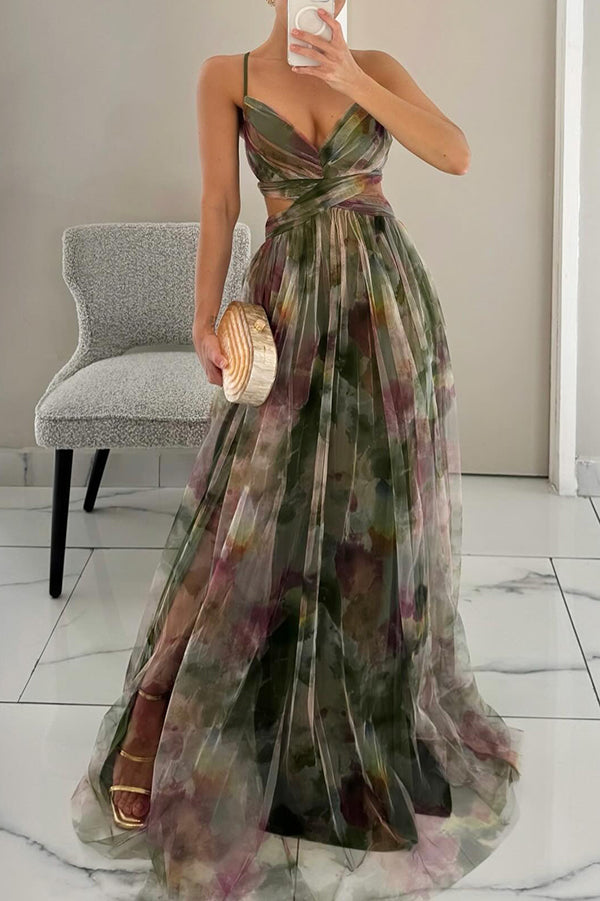 Camilla | Floral Maxi Dress for Effortless Elegance