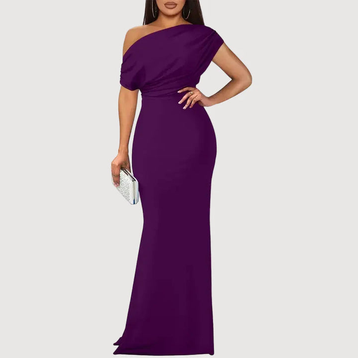 JASMINE – ONE-SHOULDER MAXI DRESS