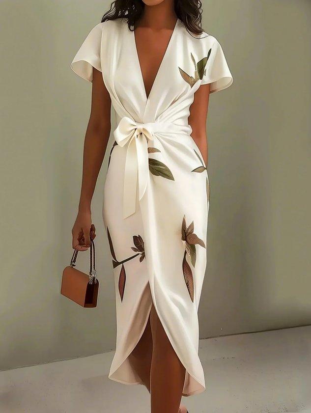 PEARL – WRAP MIDI DRESS