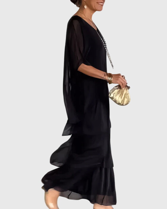 DIANE – FLOWING ELEGANT MAXI DRESS