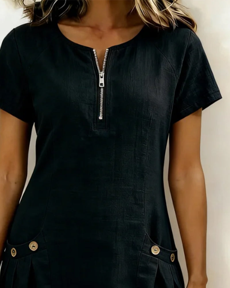 Lina Dress — Everyday Natural Elegance