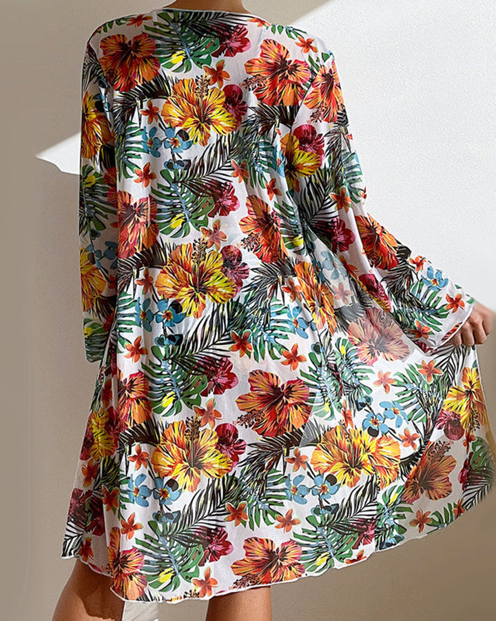 Beatrice - Bikini with Floral Skirt
