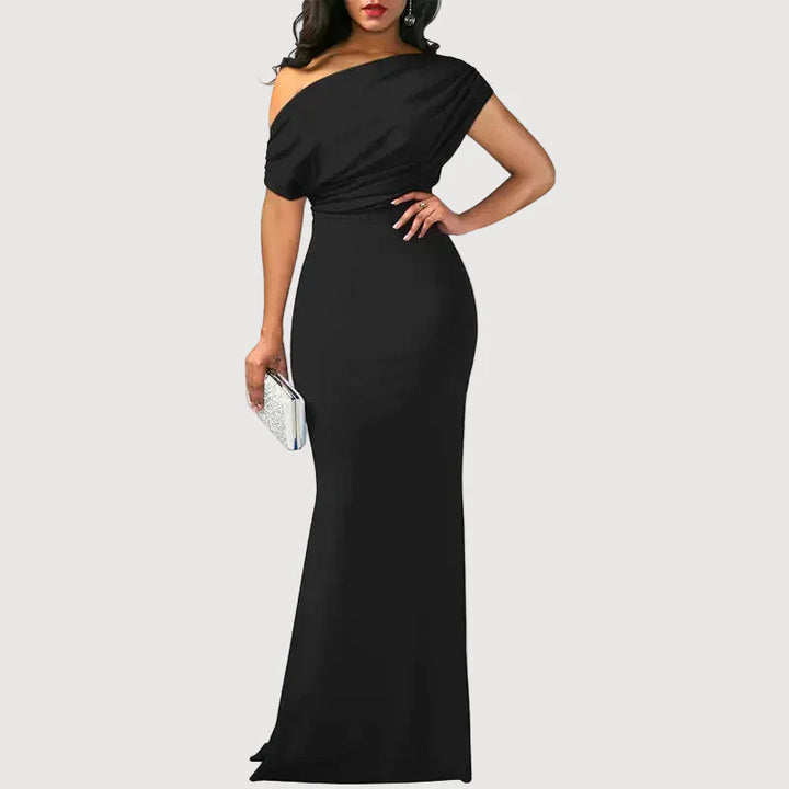 JASMINE – ONE-SHOULDER MAXI DRESS