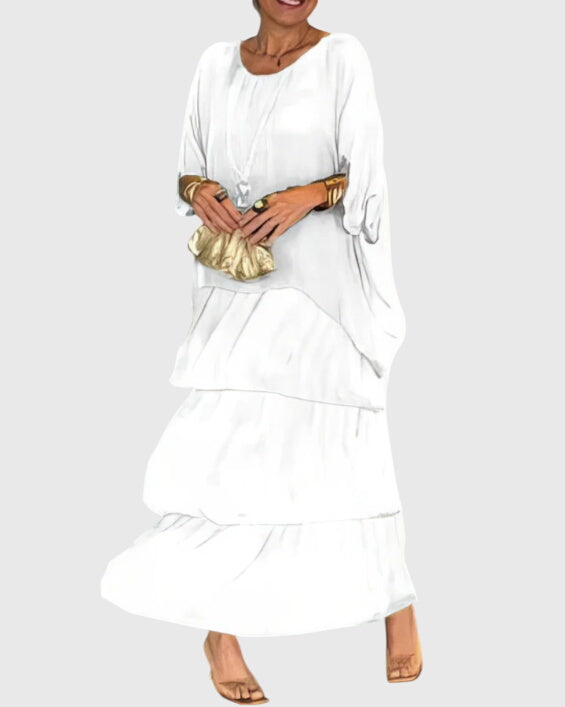 DIANE – FLOWING ELEGANT MAXI DRESS