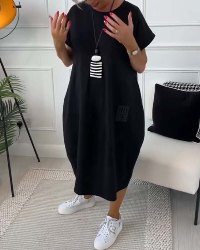 Nicola | Relaxed Pocket Midi Dress