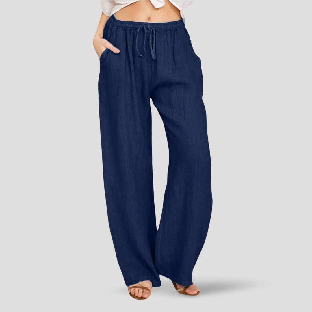 CLARA – RELAXED WIDE-LEG TROUSERS