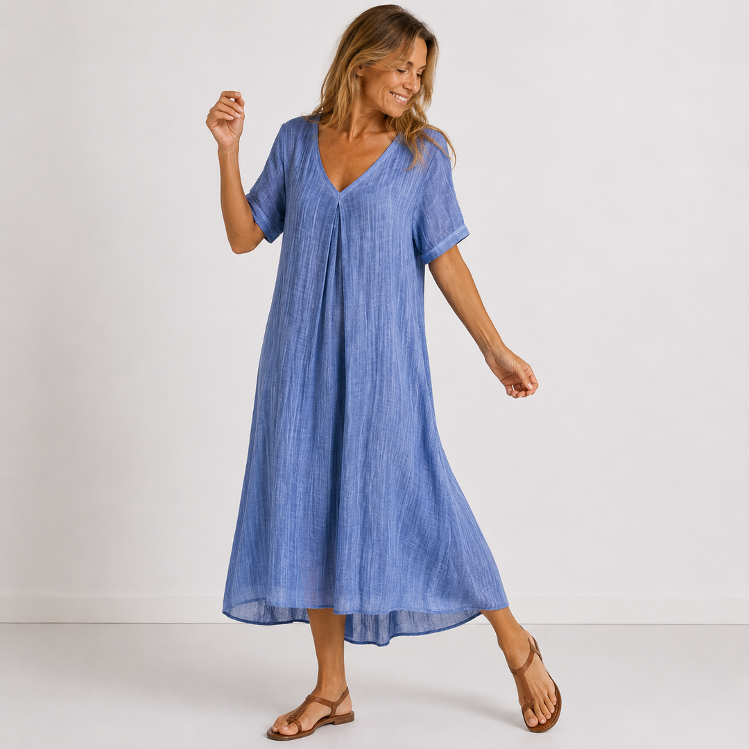 Isla flowy maxi dress in Grey - photo 9