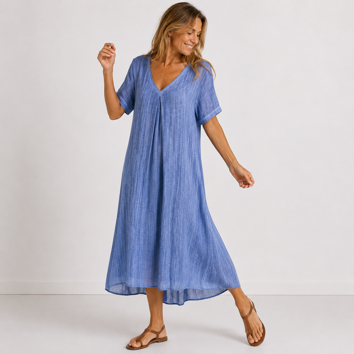 Isla flowy maxi dress in Grey - photo 9