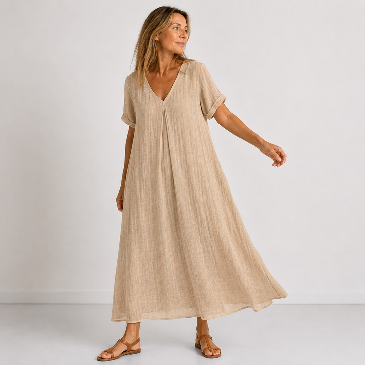 Isla flowy maxi dress in Green - photo 5