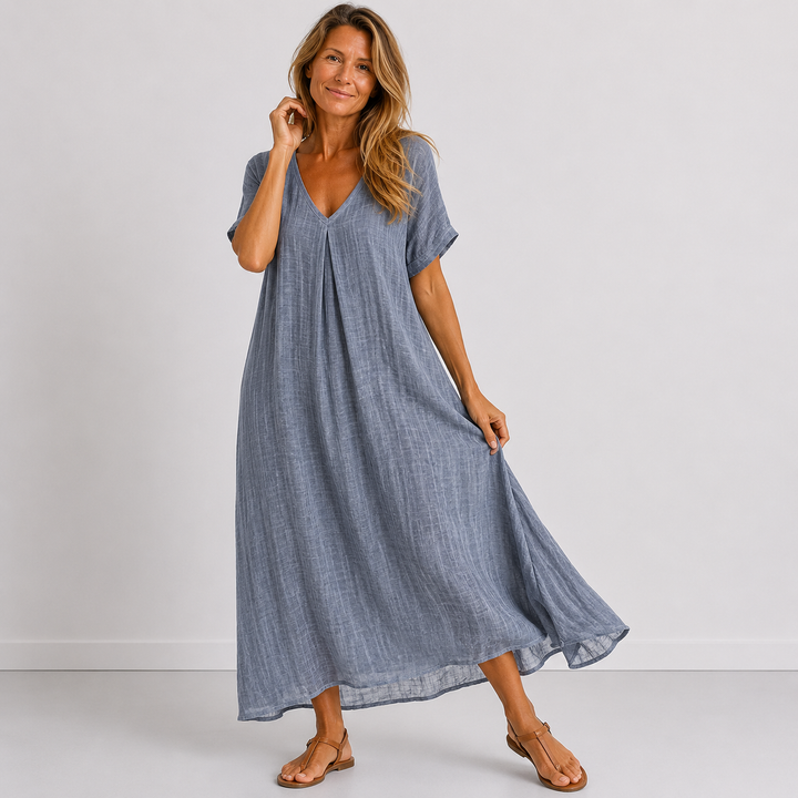 Isla flowy maxi dress in Green - photo 3