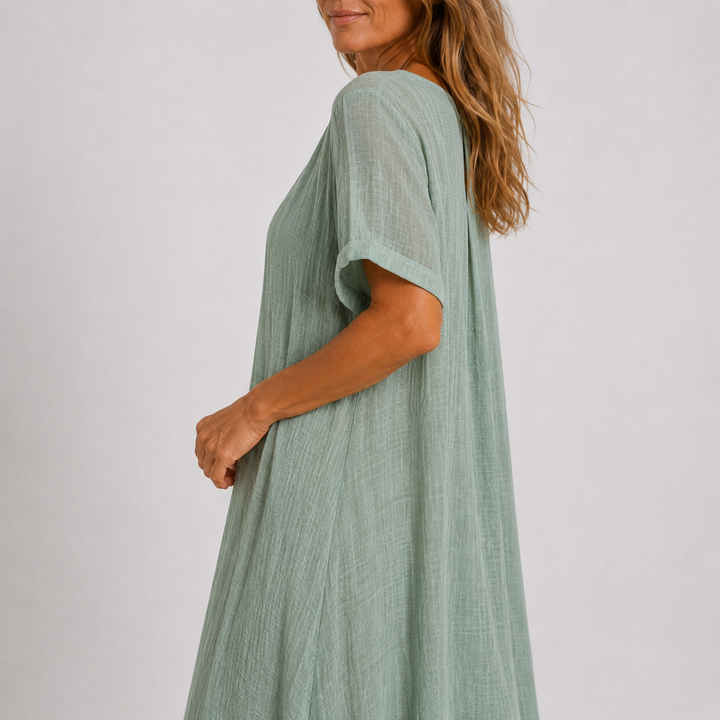 Isla flowy maxi dress in Green - photo 2
