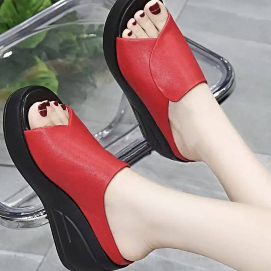 Emma - Orthopedic Slip-on Wedge Sandals