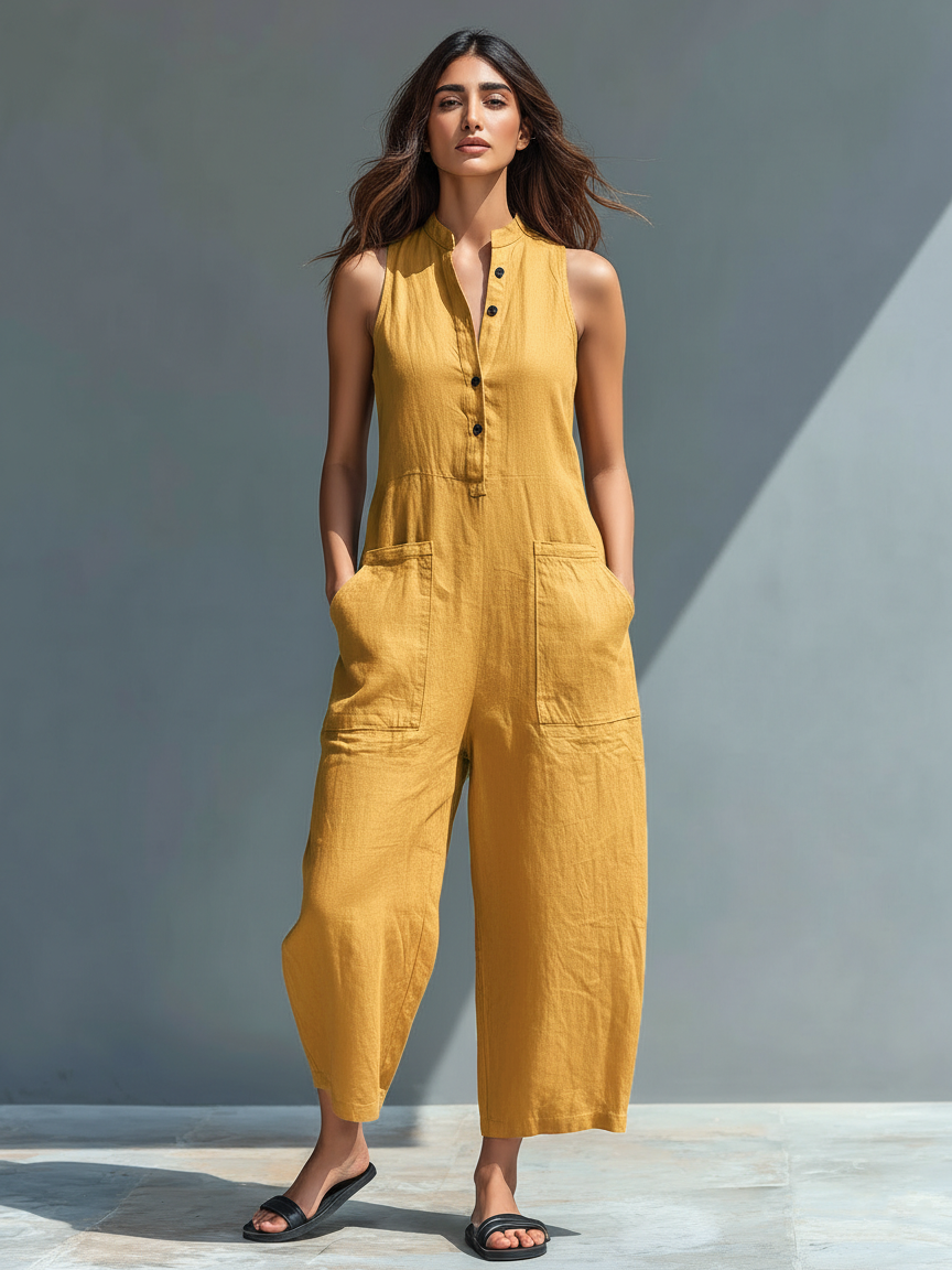 Fiona | Elegant Sleeveless Jumpsuit