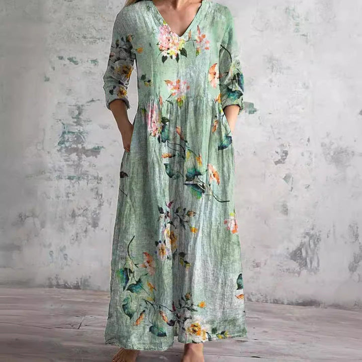 SYLVIA – FLORAL MAXI DRESS