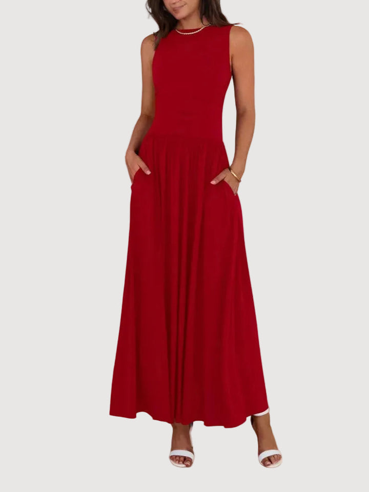 MARTHA – SLEEVELESS MAXI DRESS