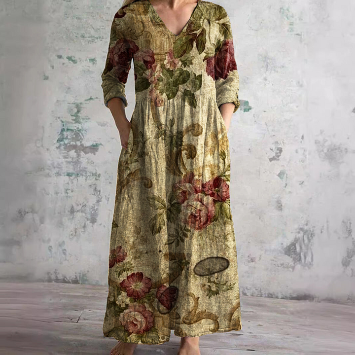 SYLVIA – FLORAL MAXI DRESS