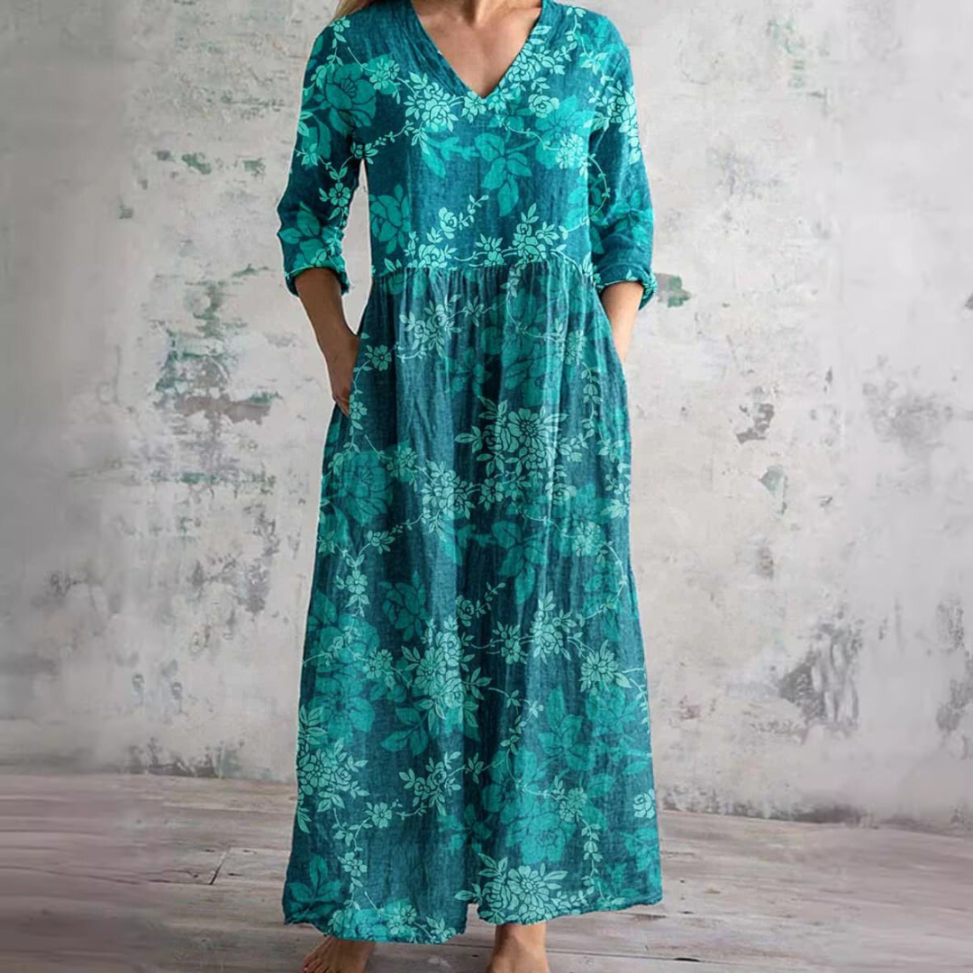 SYLVIA – FLORAL MAXI DRESS