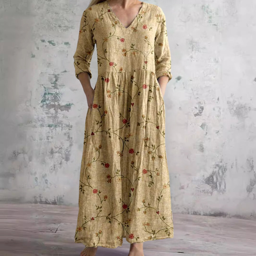SYLVIA – FLORAL MAXI DRESS