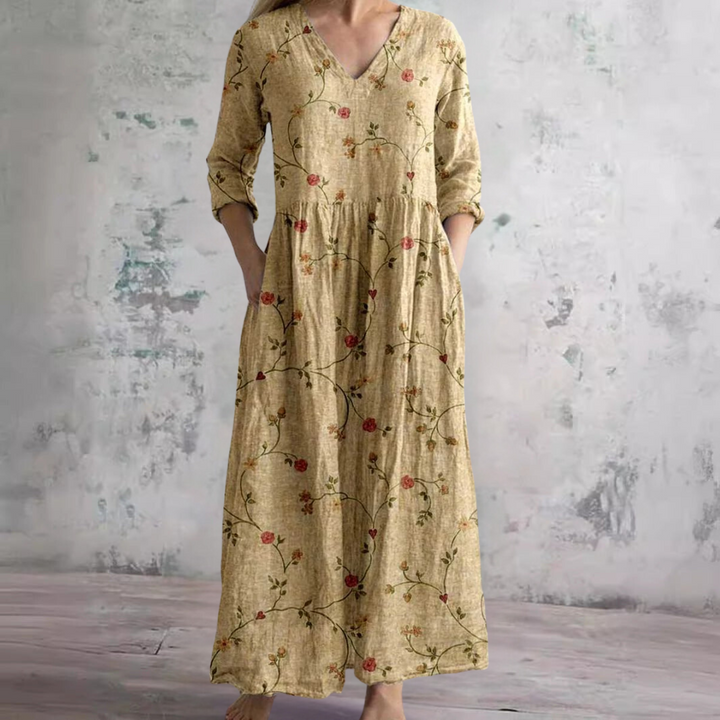 SYLVIA – FLORAL MAXI DRESS