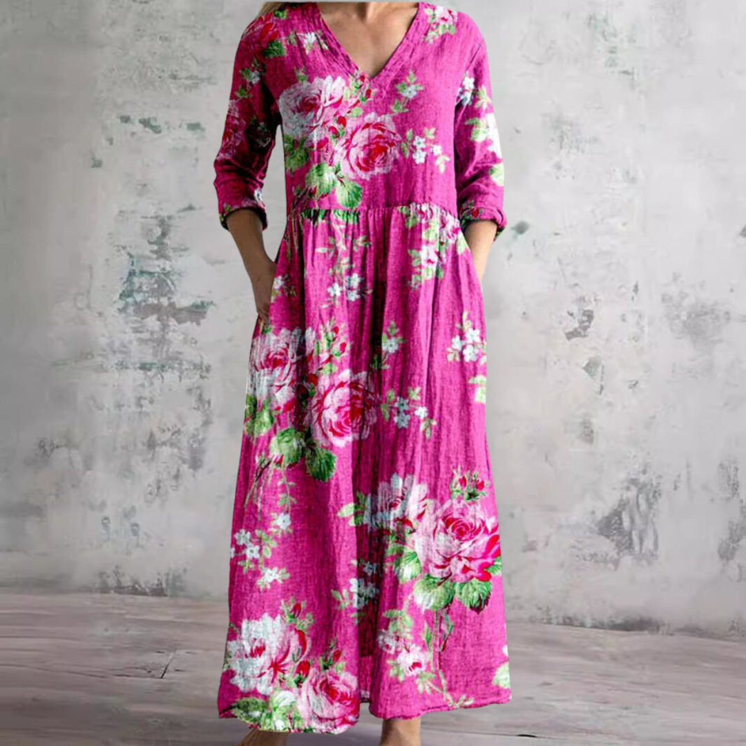 SYLVIA – FLORAL MAXI DRESS