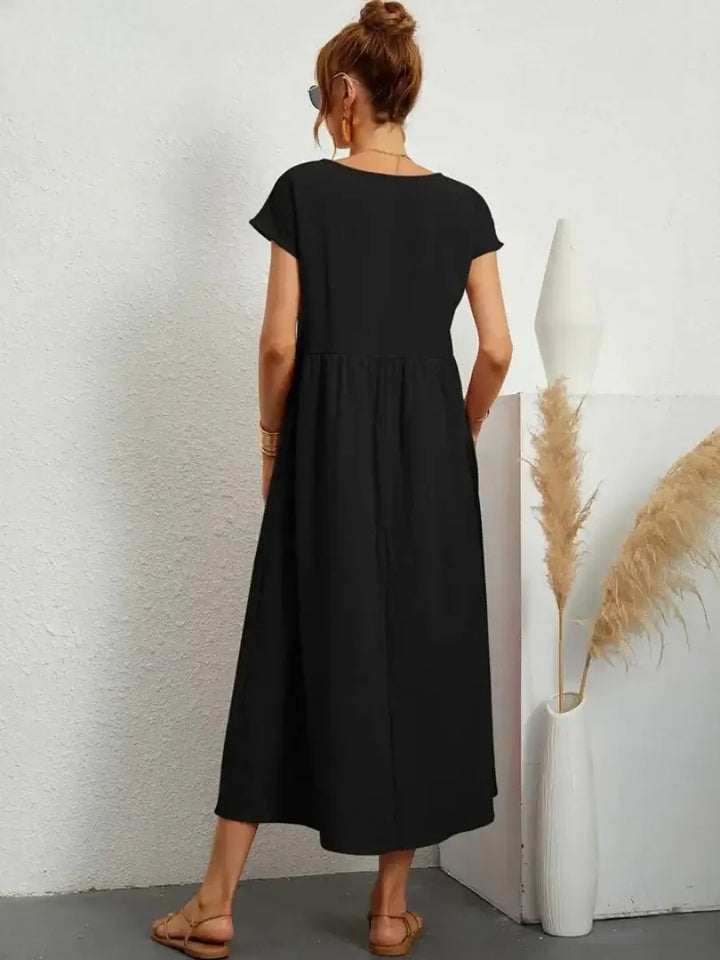 Thalia | Midi Dress with Pockets
