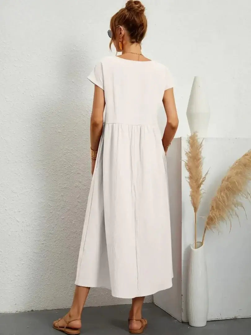 Thalia | Midi Dress with Pockets